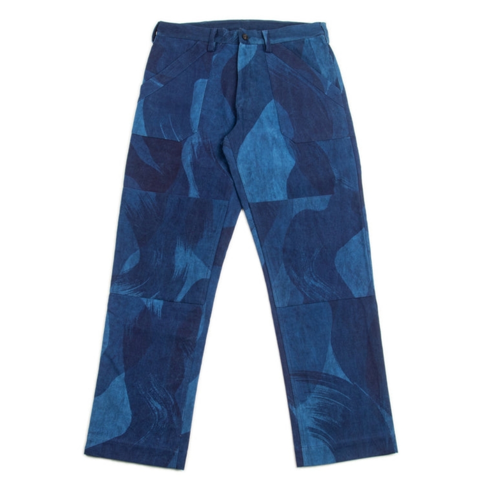 INDI + ASH ISAAC PANT - INDIGO PAINTBRUSH CAMO